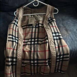 Burberry Plaid Vest